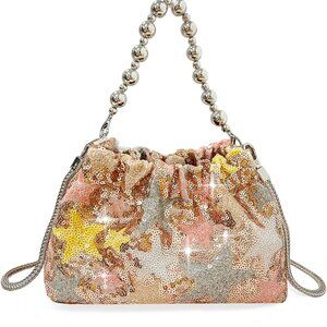 Star Sequin Evening Clutch Bag for Women, Party, Formal, Gift